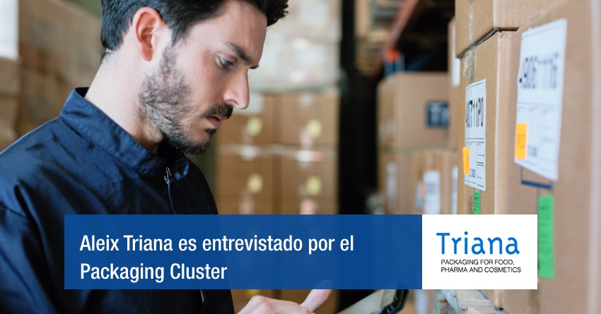 Aleix Triana es entrevistado por el Packaging Cluster
