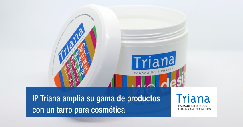 IP Triana amplía su gama de productos con un tarro para cosmética