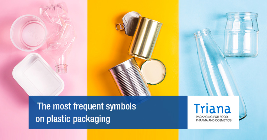 The most frequent symbols on plastic packaging