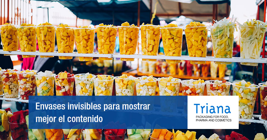 Envases invisibles para mostrar mejor el contenido