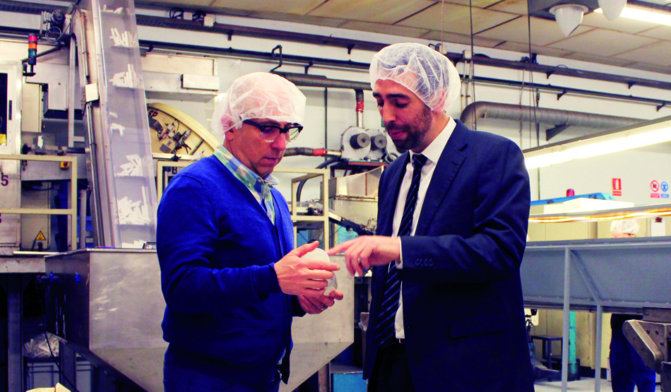 Triana en el programa de TVC