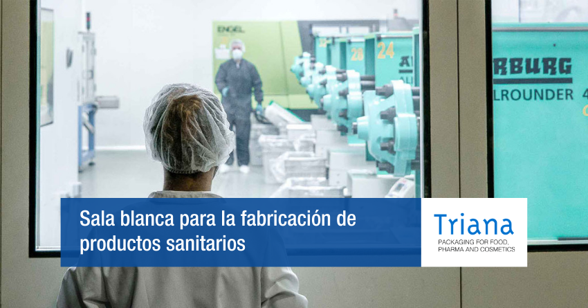 Sala blanca para la fabricación de productos sanitarios