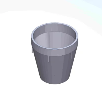 Messbecher mit einem Fassungsvermögen von 10 ml und einer Skalierung von 5 und 10 ml