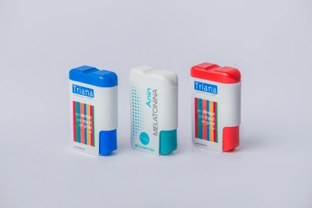 Distributeurs de pilules en plastique durable